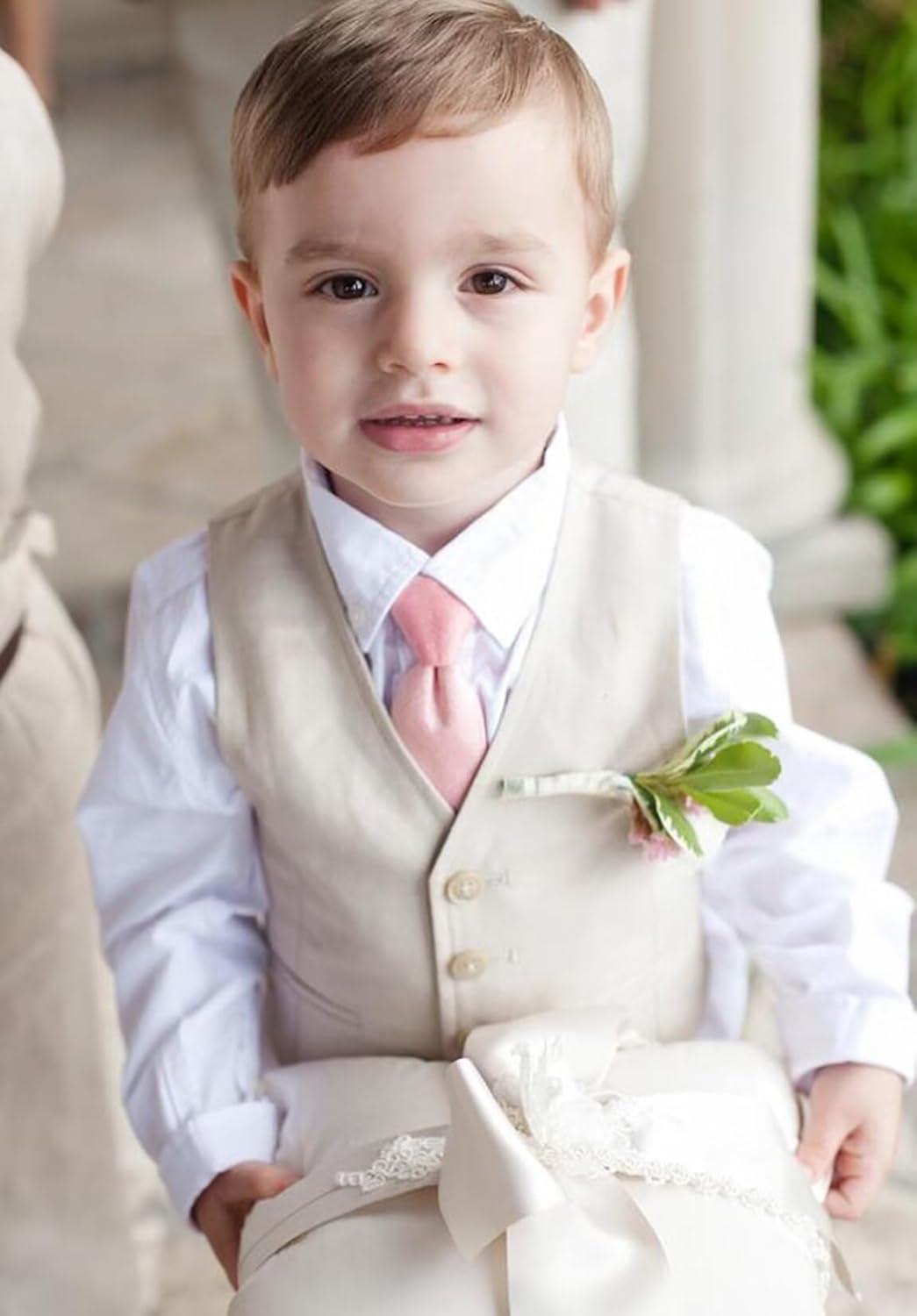 Tesscy Boys Linen Shorts Suit Charming and Comfortable for Summer