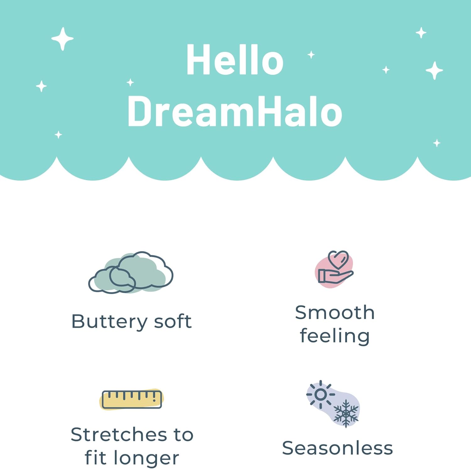DREAMHALO Visco-Pants Soft Stretchy for Toddler Boys