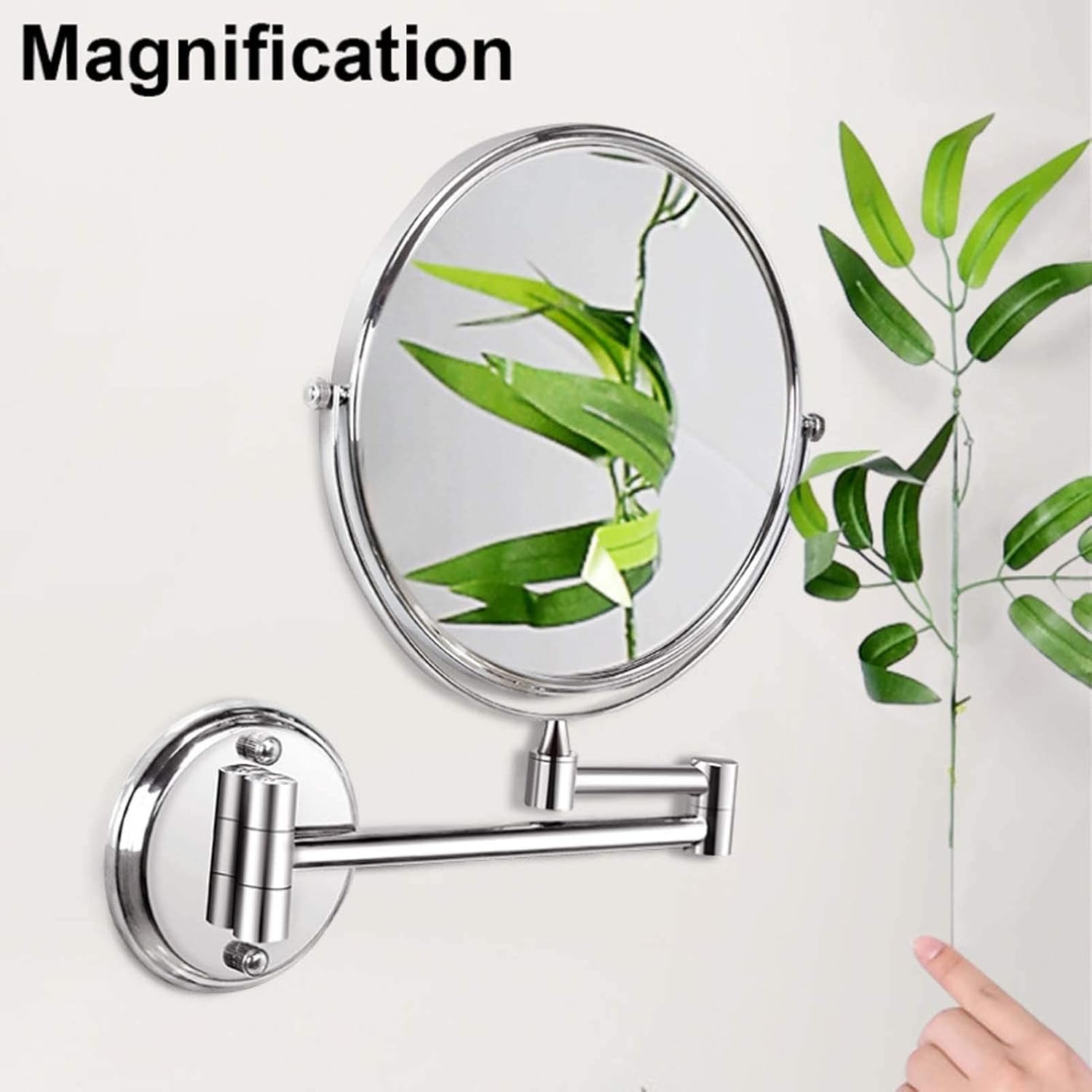 Wall-Mounted Makeup Mirror Durable Vanity Enhancement