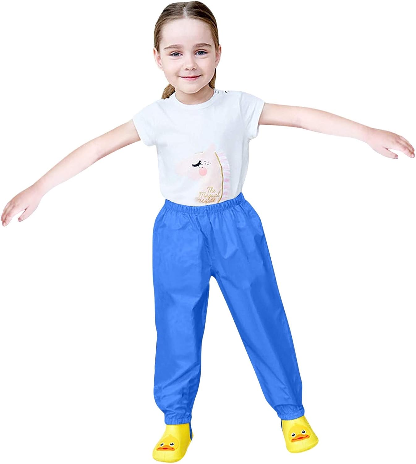 Generic Kids Boys Reflective Windproof Rain Pants Toddler waterproof