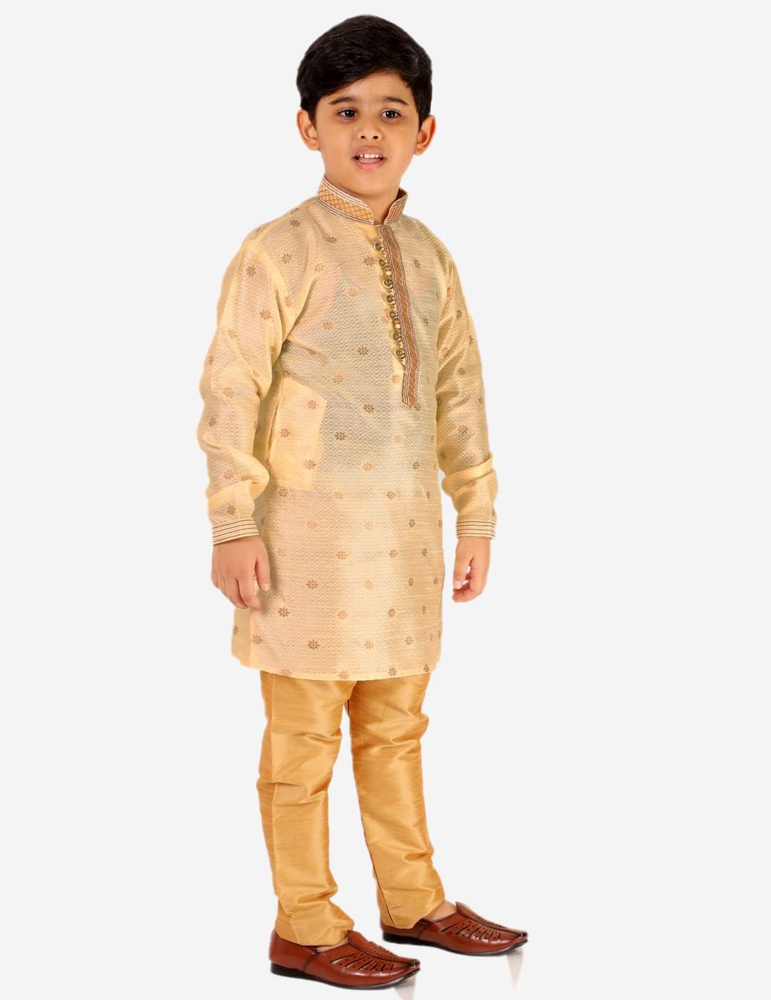 Boys Silk Kurta Sets for Kids Ethnic Wear