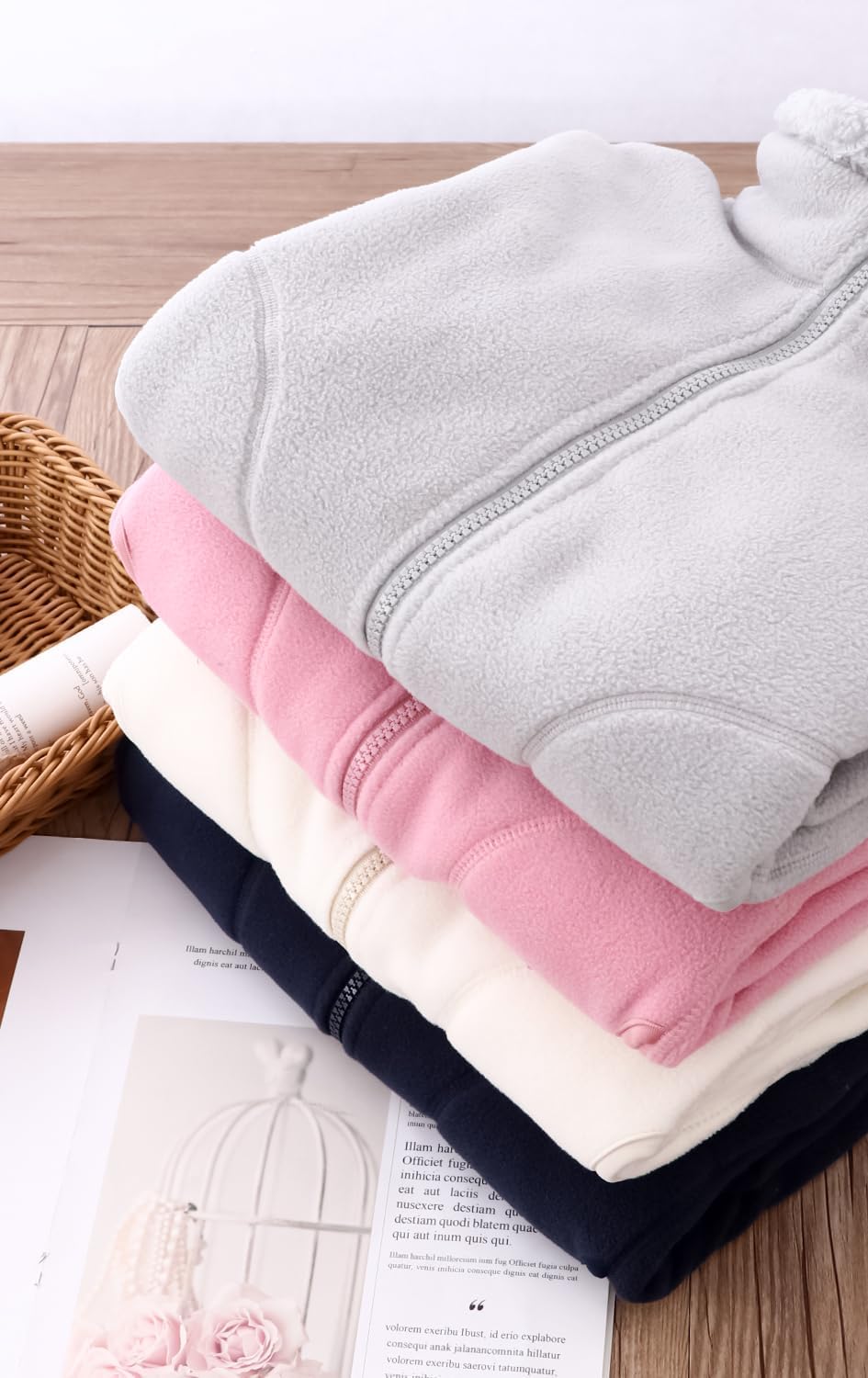 Double Sided Fleece Jacket for toddlers
