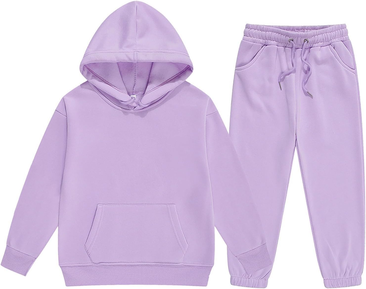Unisex Kids Long Sleeve 2 Piece Tracksuit Set 1