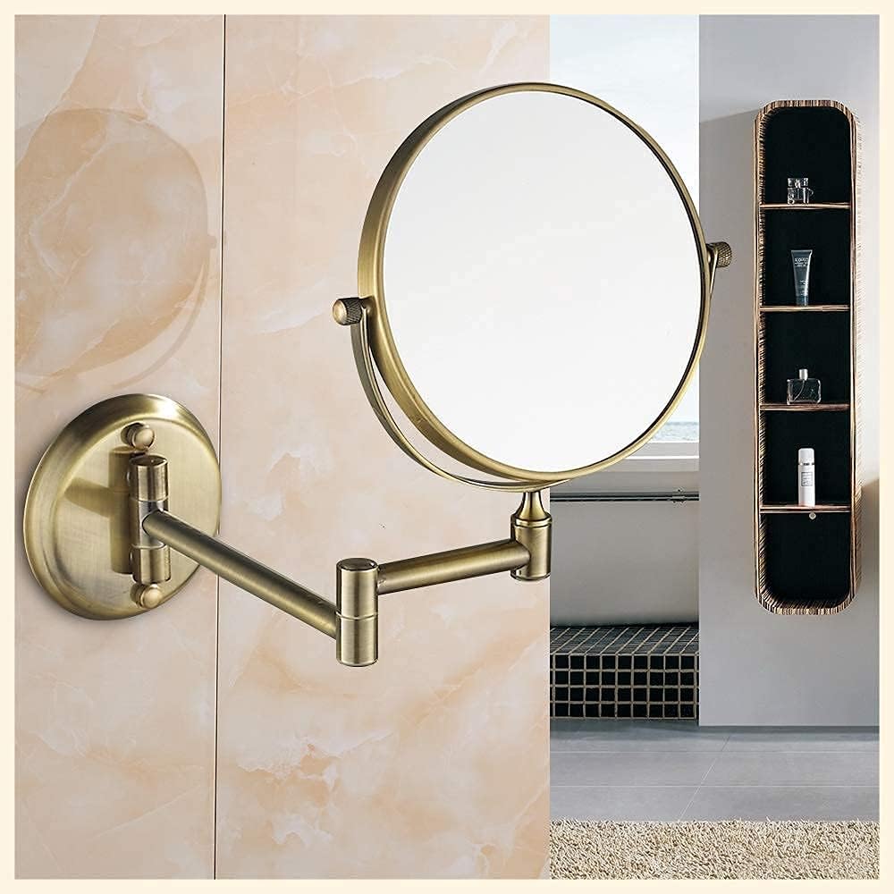 Sturdy Adjustable Makeup Mirror for Women Easy to Mount Travel-Friendly