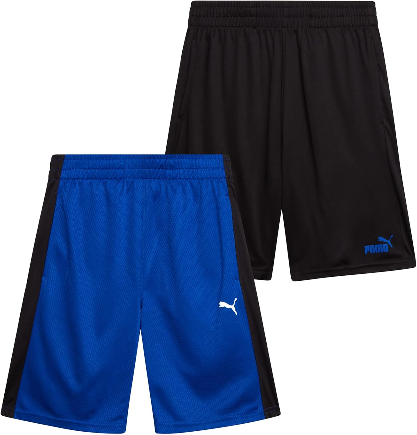 PUMA Boys 4-20 Active Basketball Shorts - 2 Pack Mesh