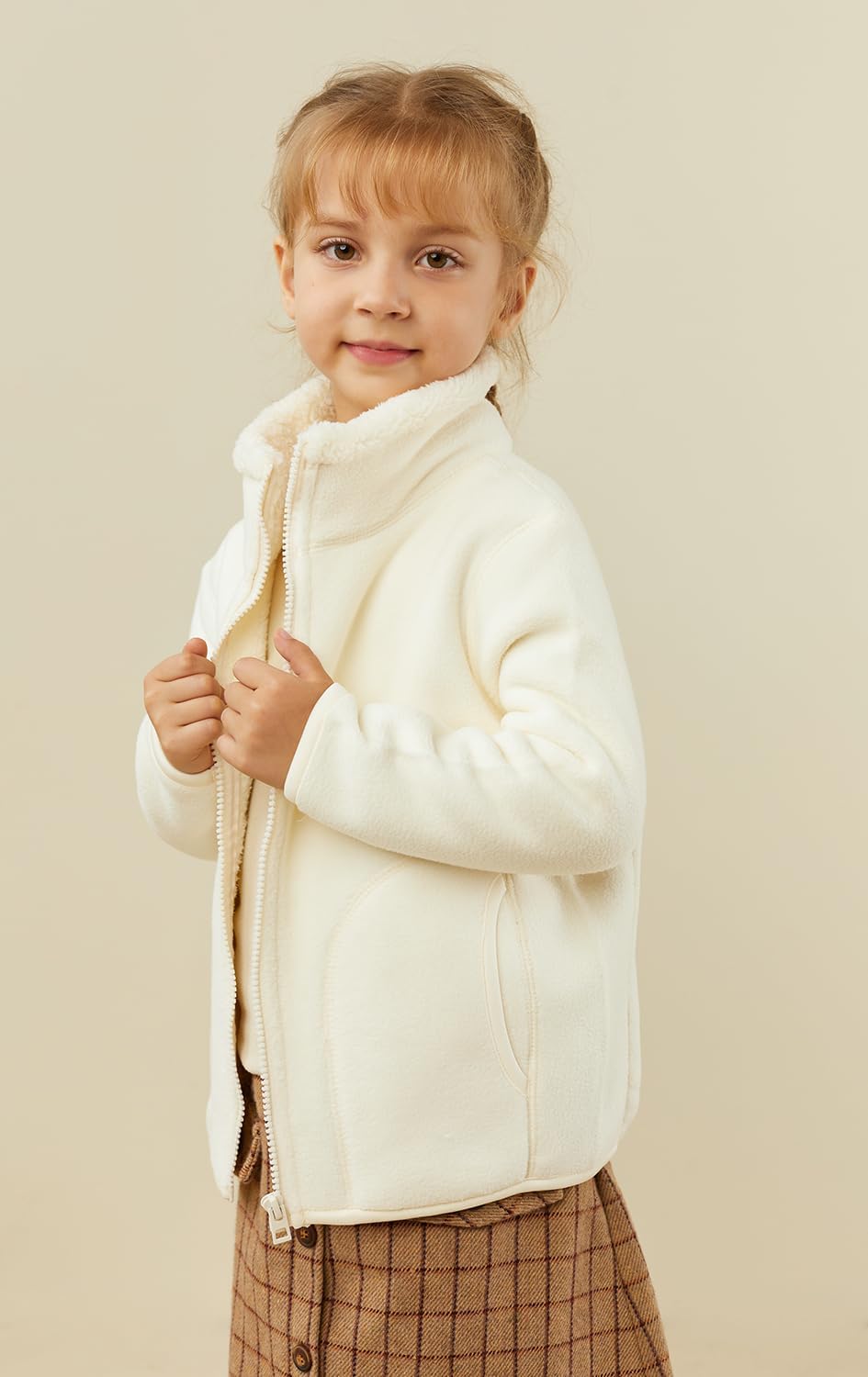 Double Sided Fleece Jacket for toddlers