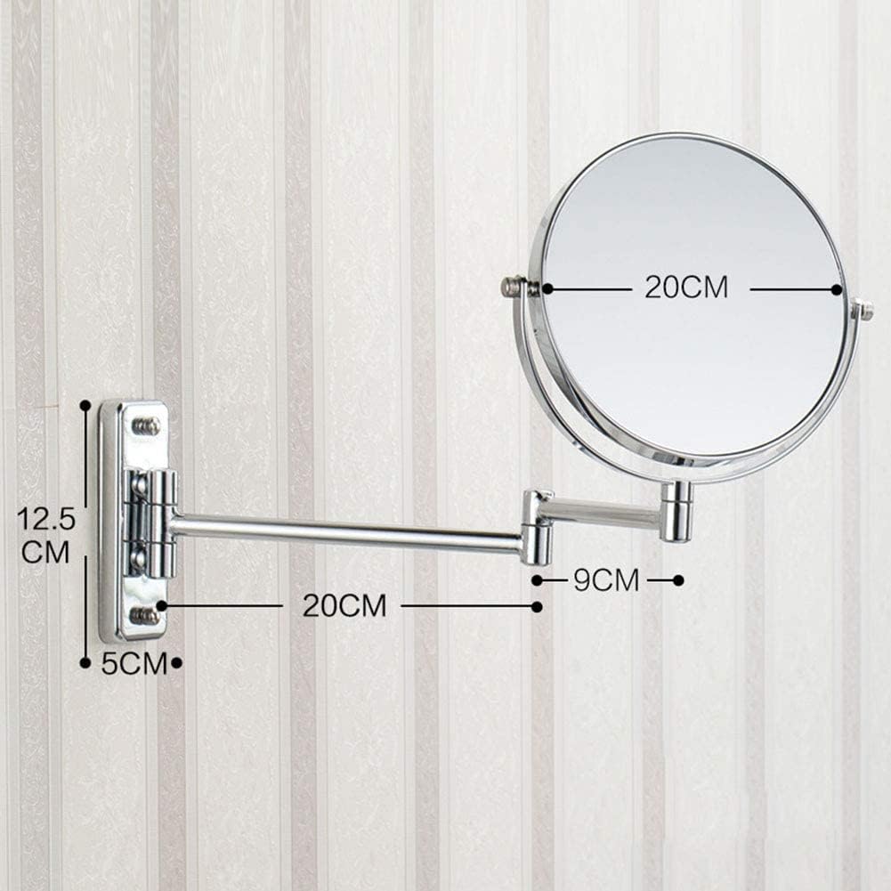 FUDGIO 3X Magnifying Vanity Mirror with Swivel for Shaving Makeup