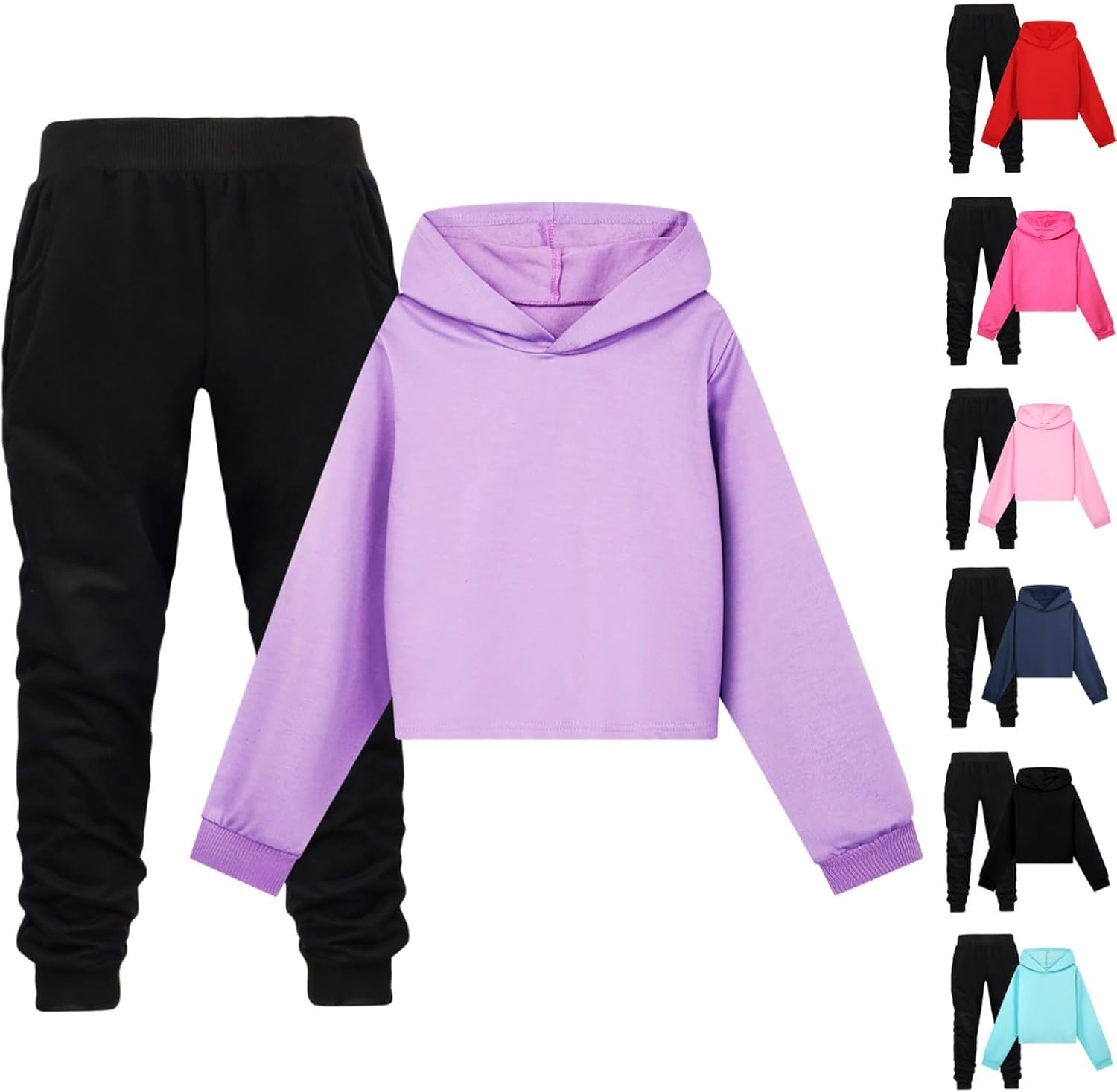 boys and girls 2-Piece Tracksuit Set for Winter