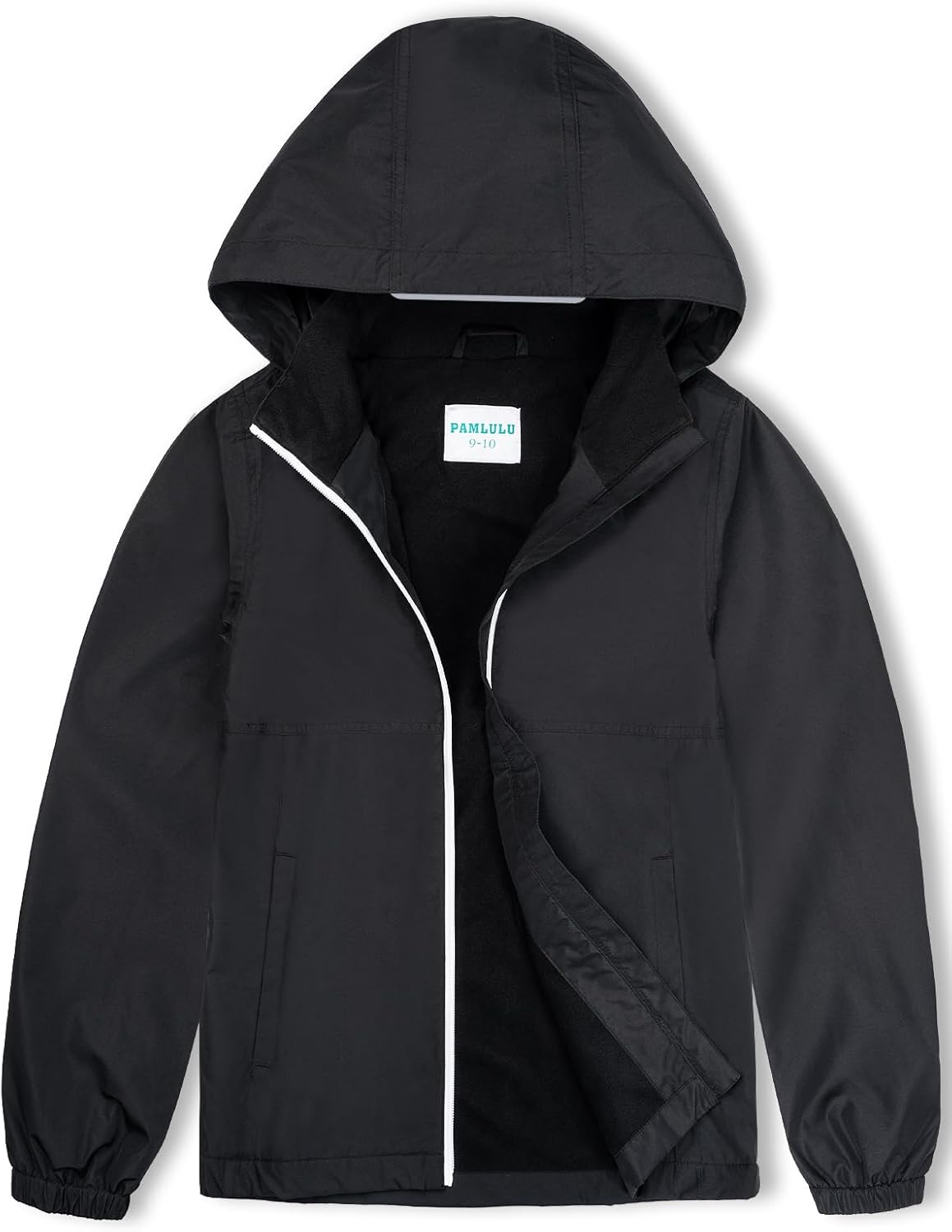 PAMLULU Boys Girls Kids Softshell Jacket With Hood
