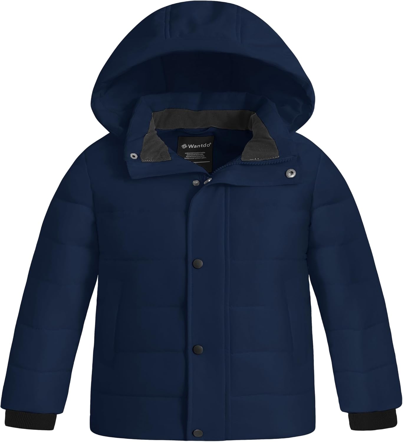Warm Waterproof Puffer Jacket for Boys with Hood