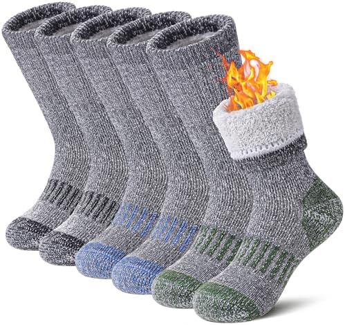 DOSKONI Kids Thermal Wool Socks