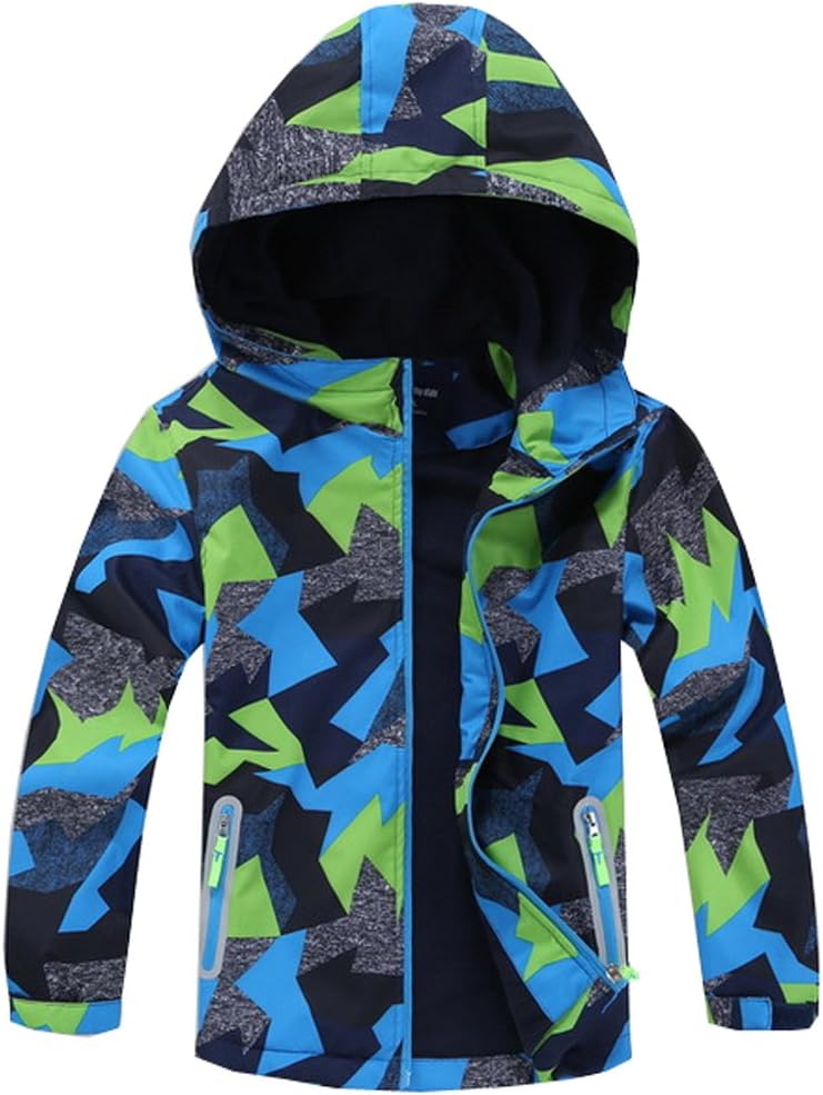 M2C Boys Color Block Fleece Jacket with Hood