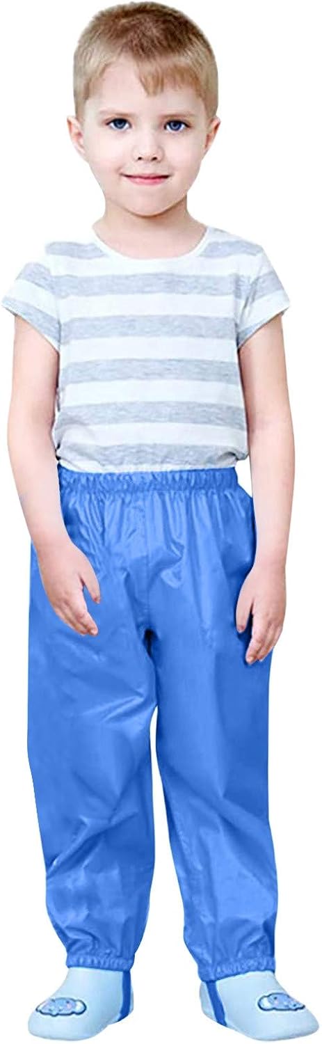 Generic Kids Boys Reflective Windproof Rain Pants Toddler waterproof