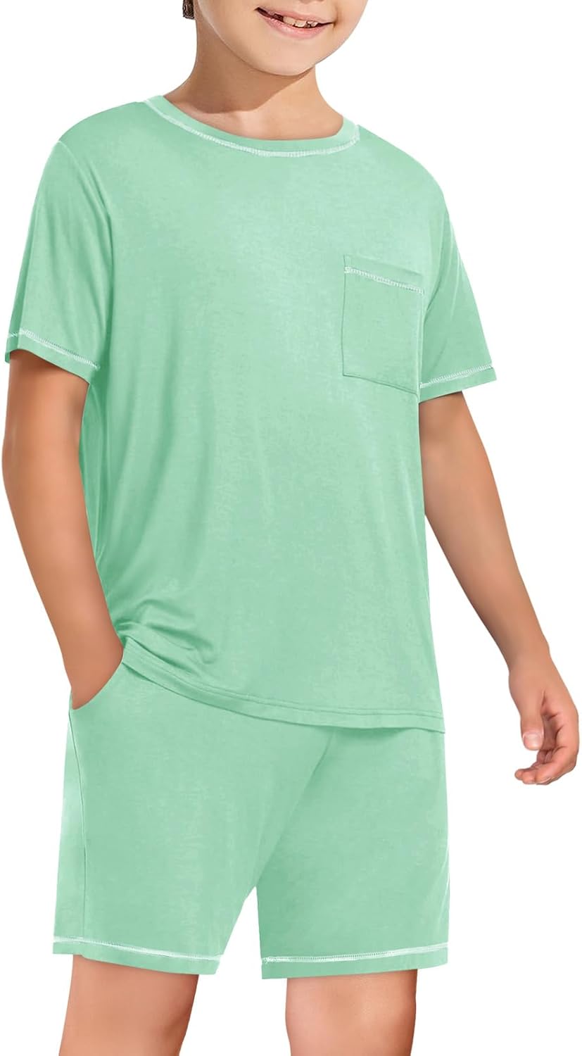 Haloumoning Boys Summer 2-Piece Outfit Set