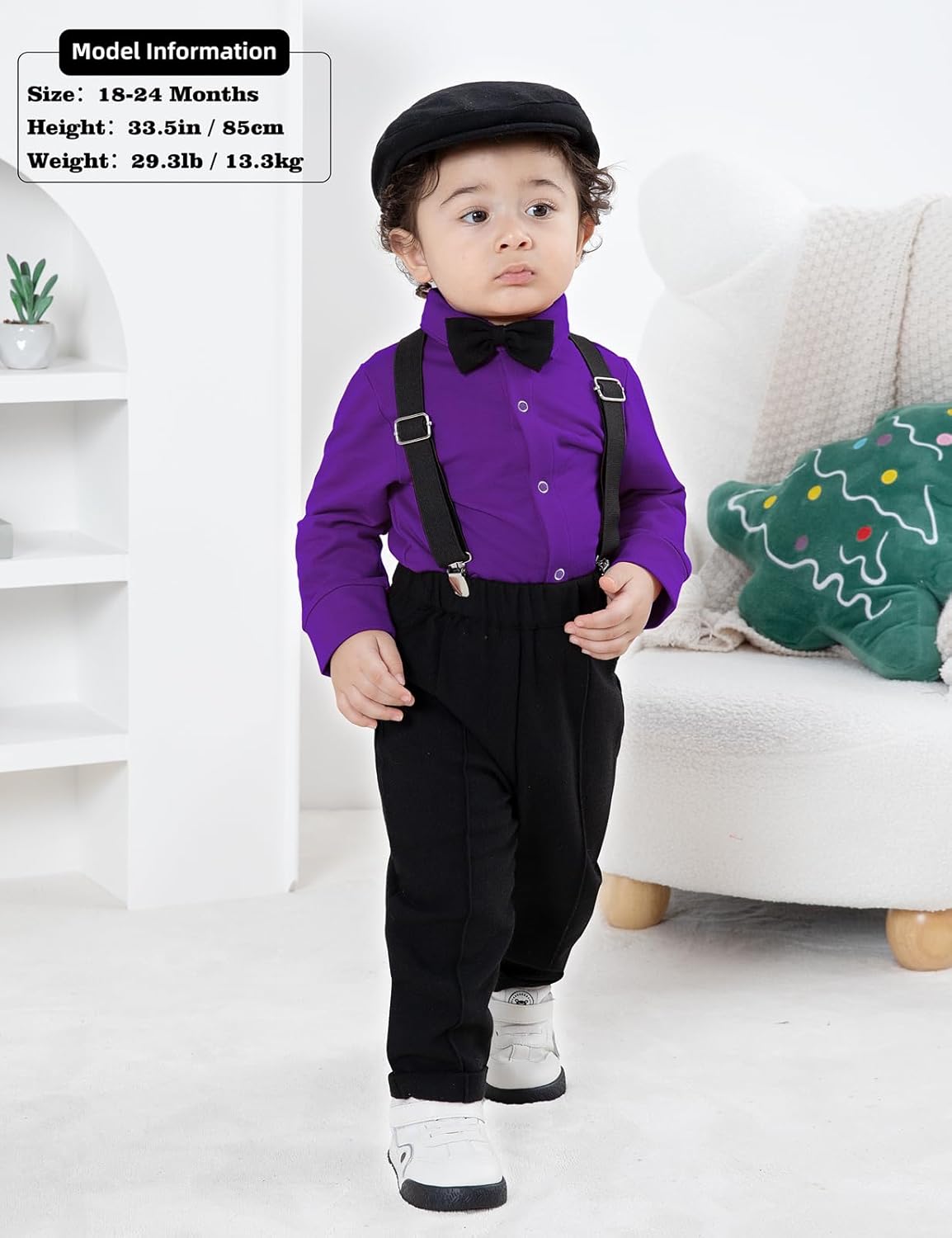 AJ DESIGN 5-Piece Baby Boys Suit