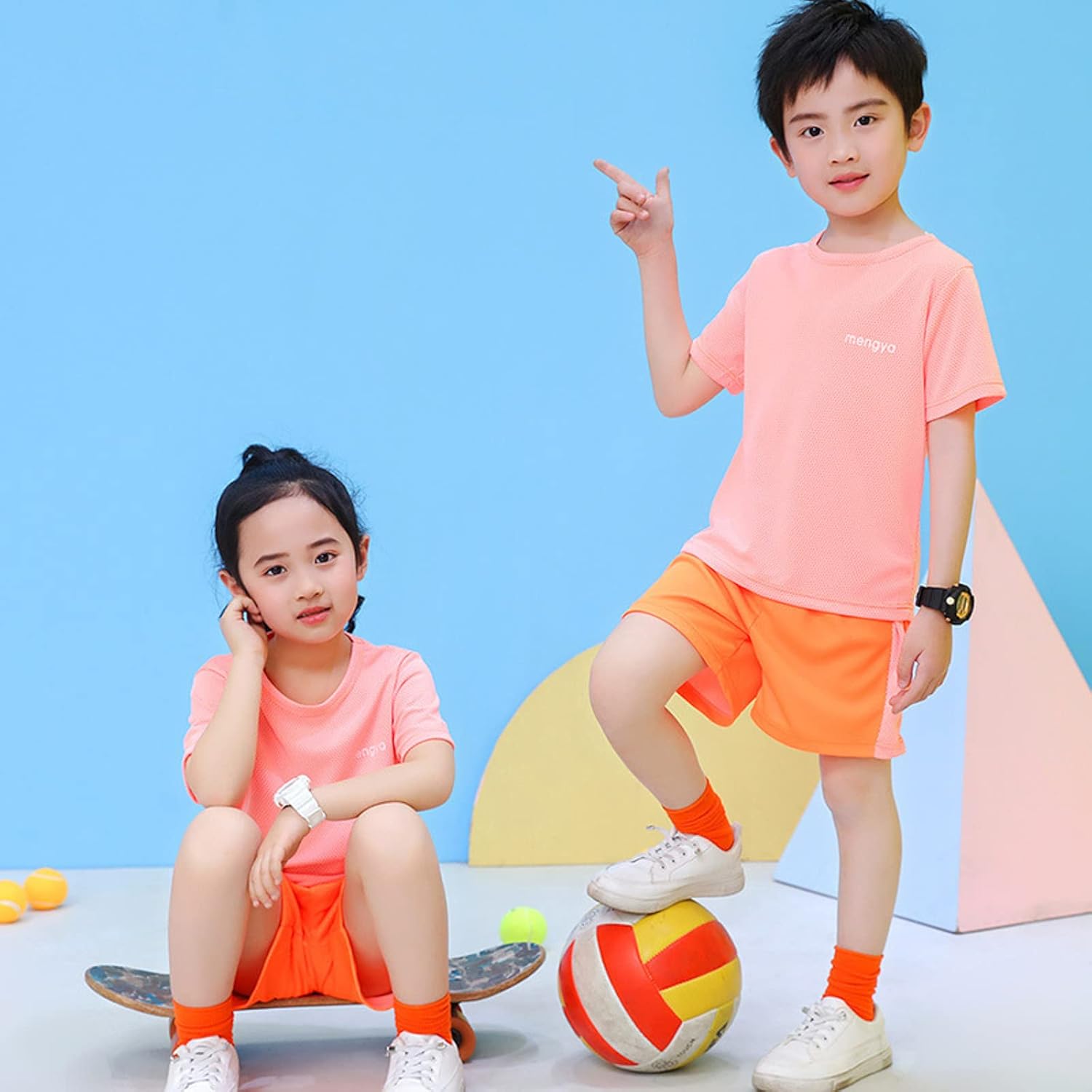 Premium Mesh Patchwork Toddler Shorts for Boys Girls