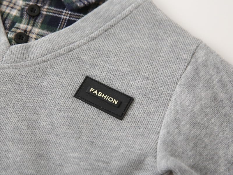 Yookoom Boys Cotton Plaid Button Down