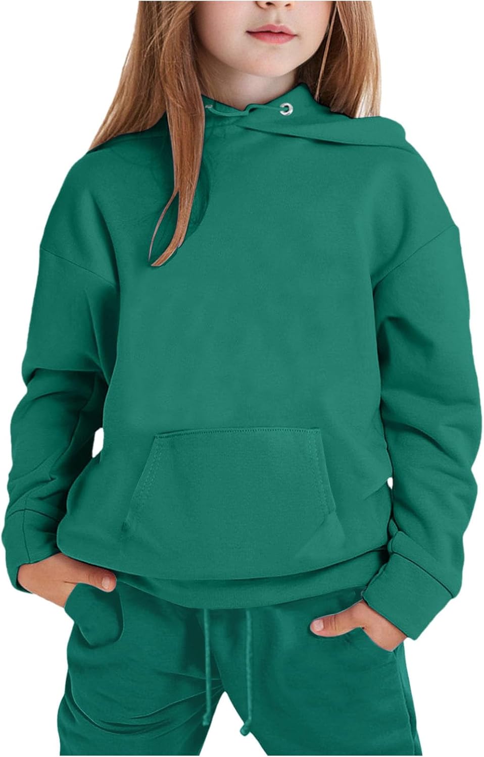 Long Sleeve 2-Piece Tracksuit Set for Boys and Girls