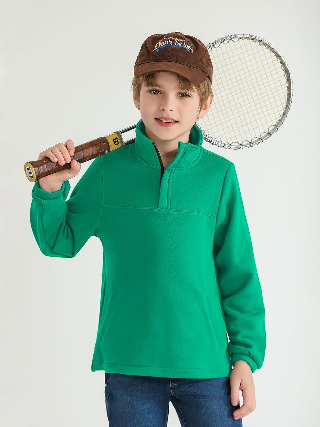 Haloumoning Boys Fleece Pullover