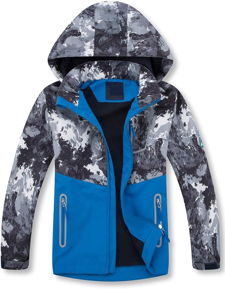 Mallimoda Boys Girls Lightweight Windbreaker Jacket