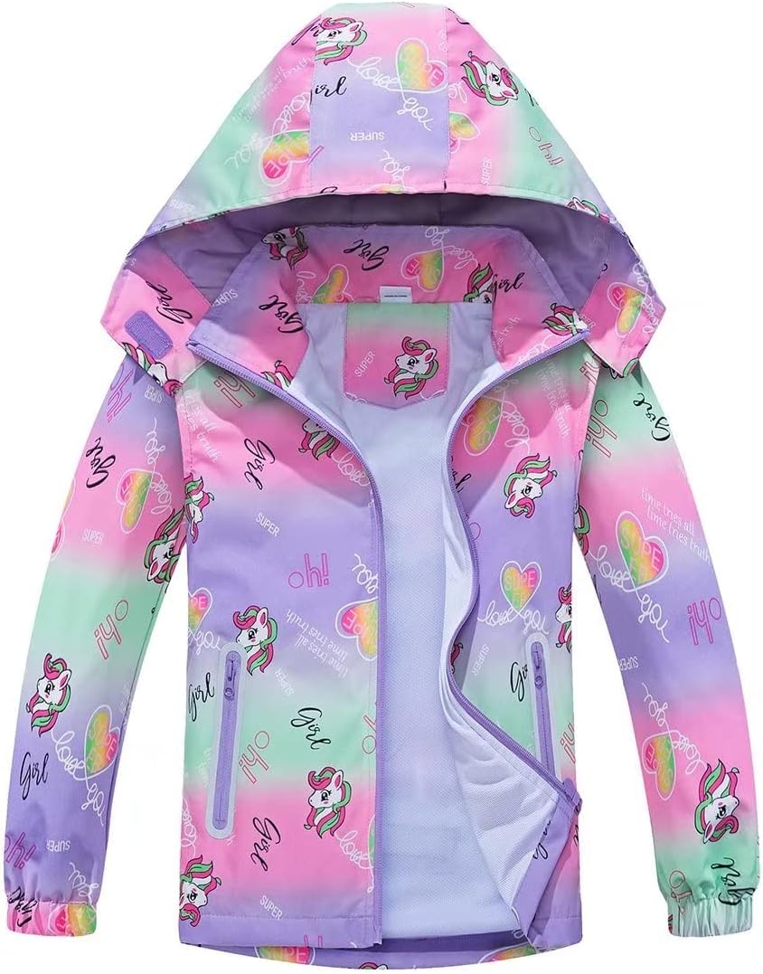 Kids Waterproof Rain Jacket
