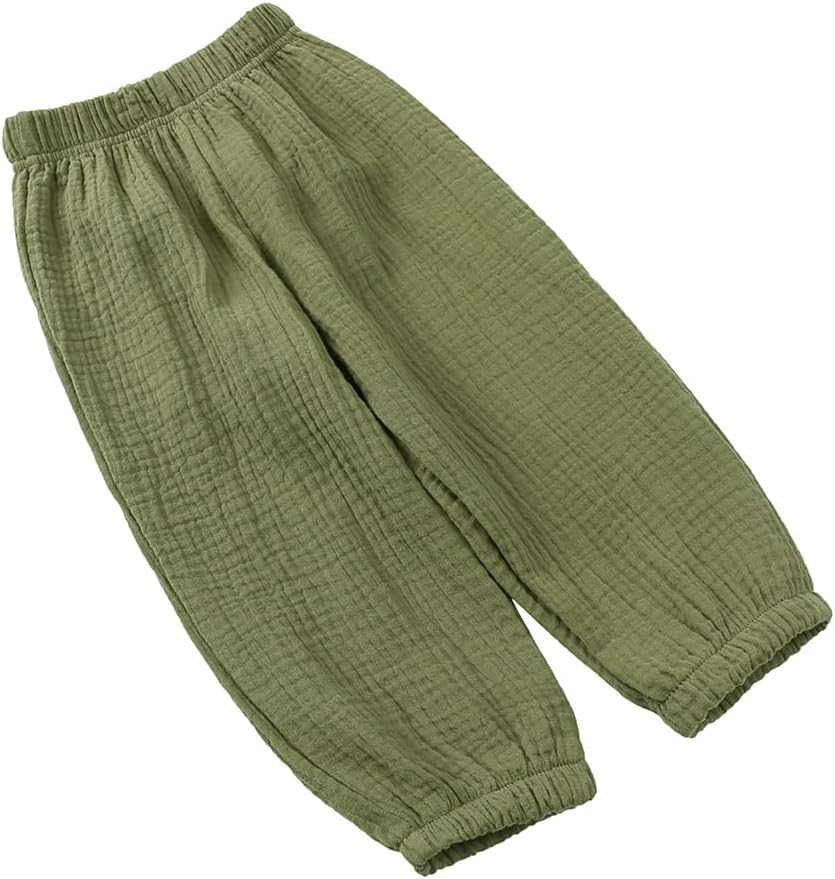 3-Pack Elastic Waist Cotton Linens for Kids