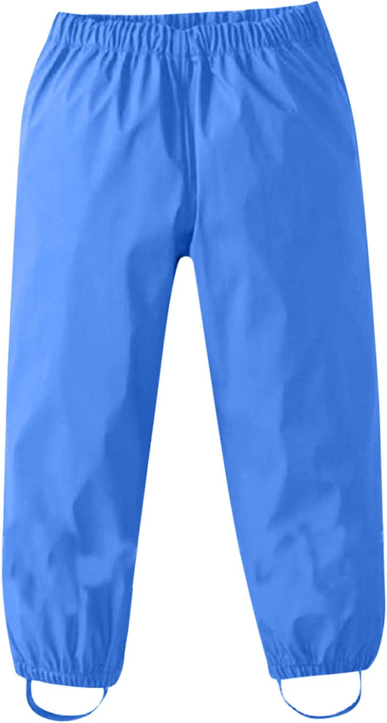 Generic Kids Boys Reflective Windproof Rain Pants Toddler waterproof