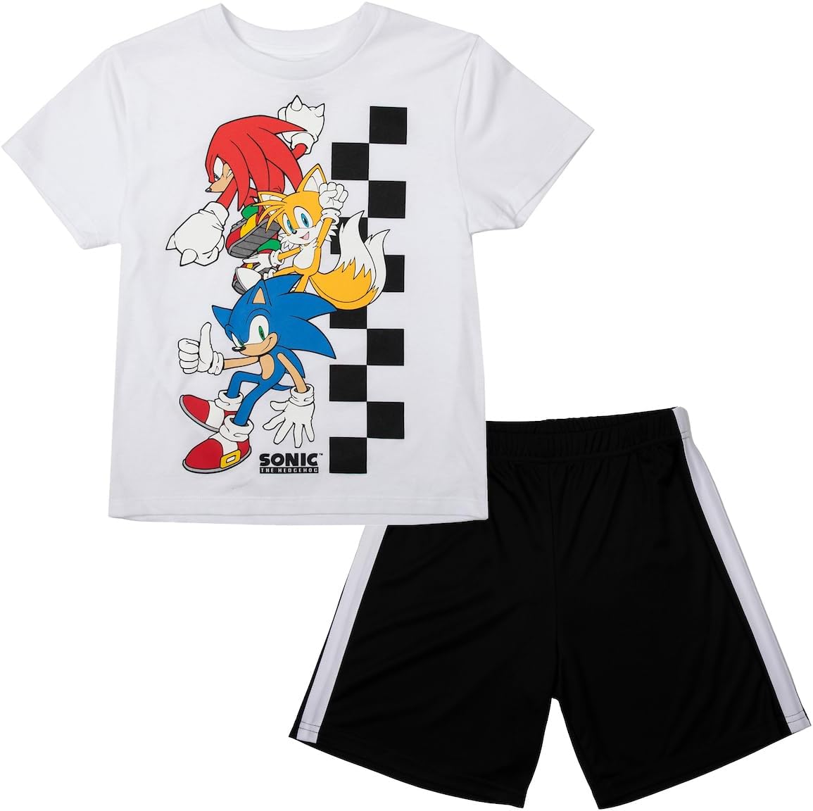 Sonic Boys 3-Pack Set - Two Tees and Mesh Shorts 1