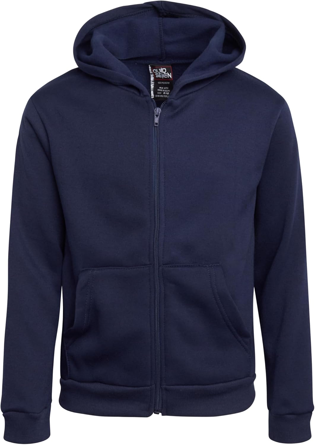 Quad Seven Boys Sweatshirt 2 Pack Fleece Hoodie Full Zip