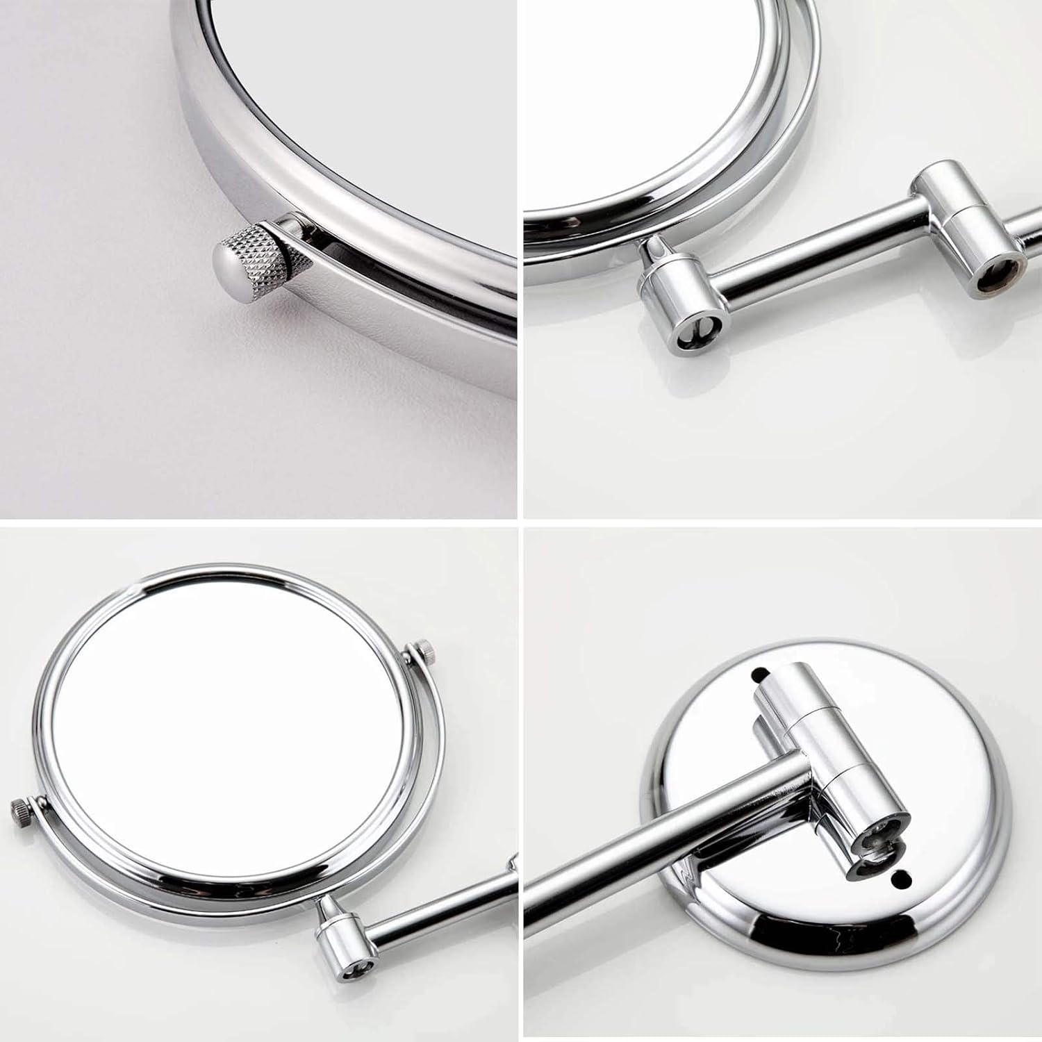 Wall-Mounted Makeup Mirror Durable Vanity Enhancement