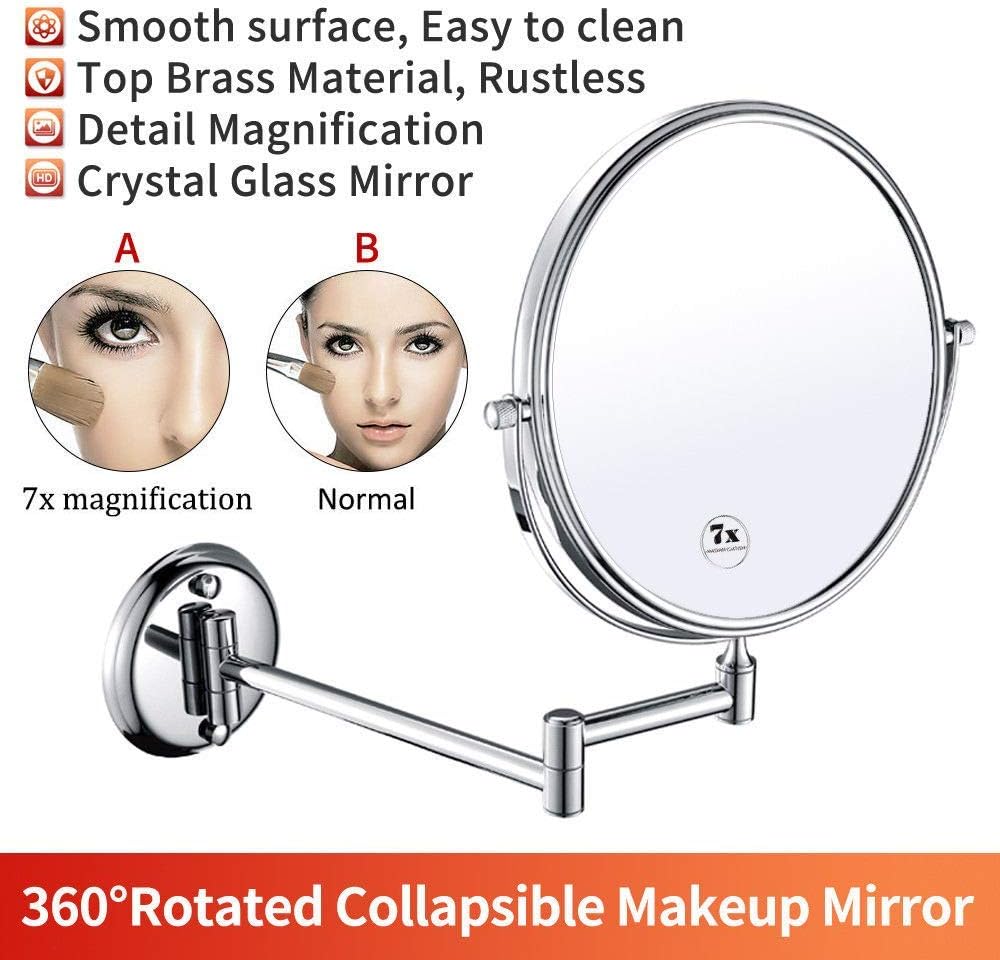 Sturdy 3X Expandable Vanity Mirror