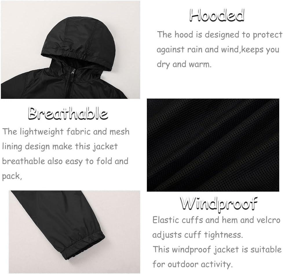 SNOW DREAMS Boys Waterproof Windbreaker