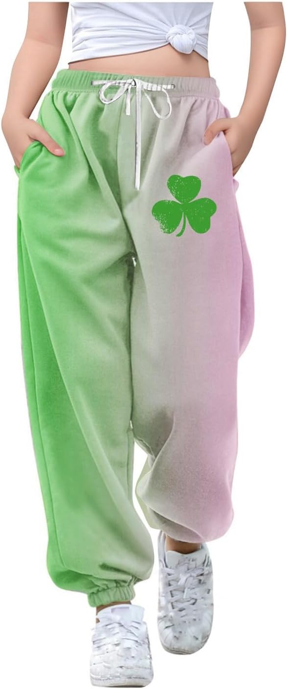 St Patricks Day - Green 4-14 Year Olds - Summer Joggers