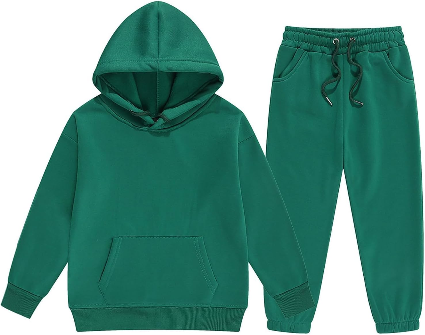 Long Sleeve 2-Piece Tracksuit Set for Boys and Girls