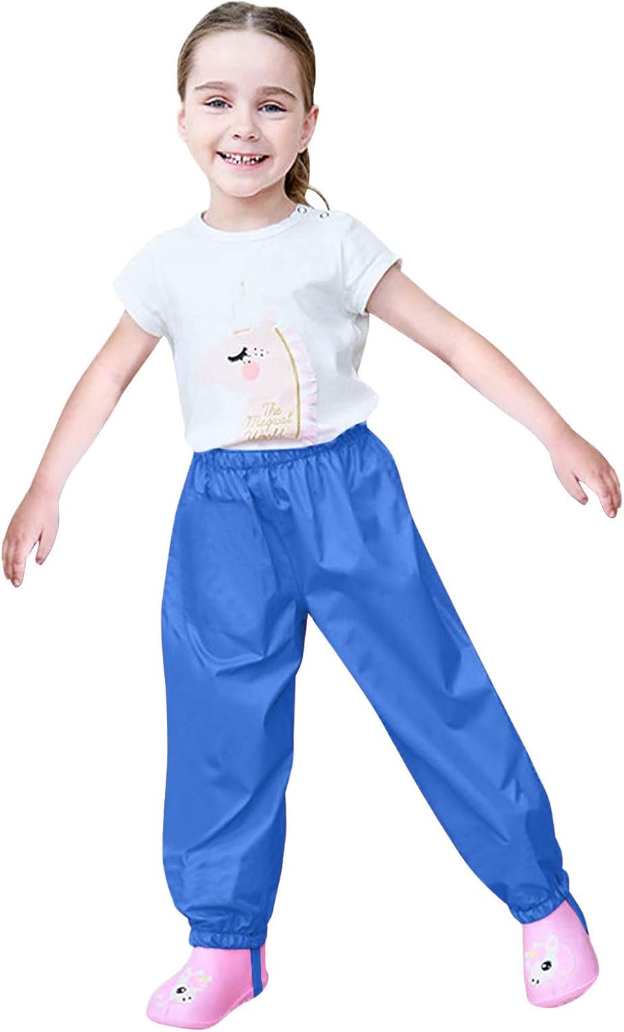 Generic Kids Boys Reflective Windproof Rain Pants Toddler waterproof