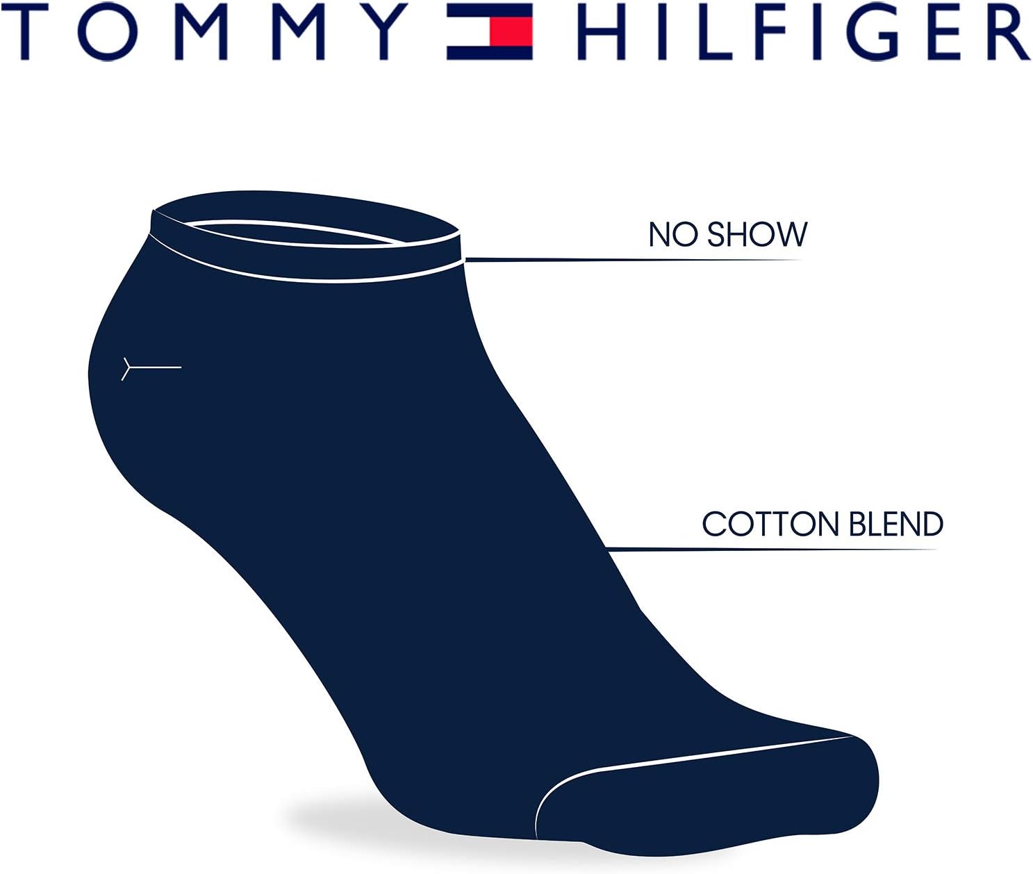 Tommy Hilfiger Kids No-Show Socks Comfortable for active feet