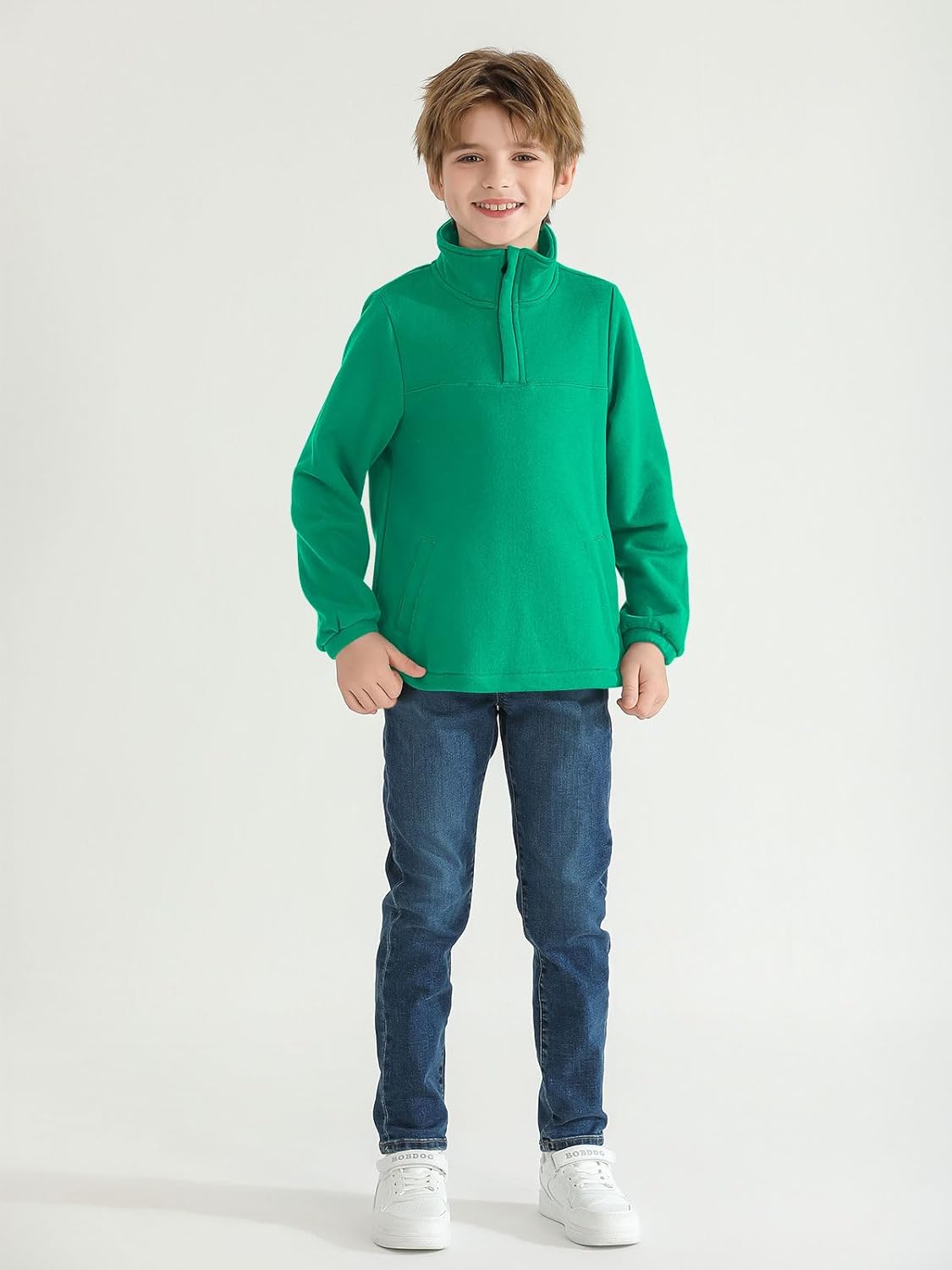 Haloumoning Boys Fleece Pullover