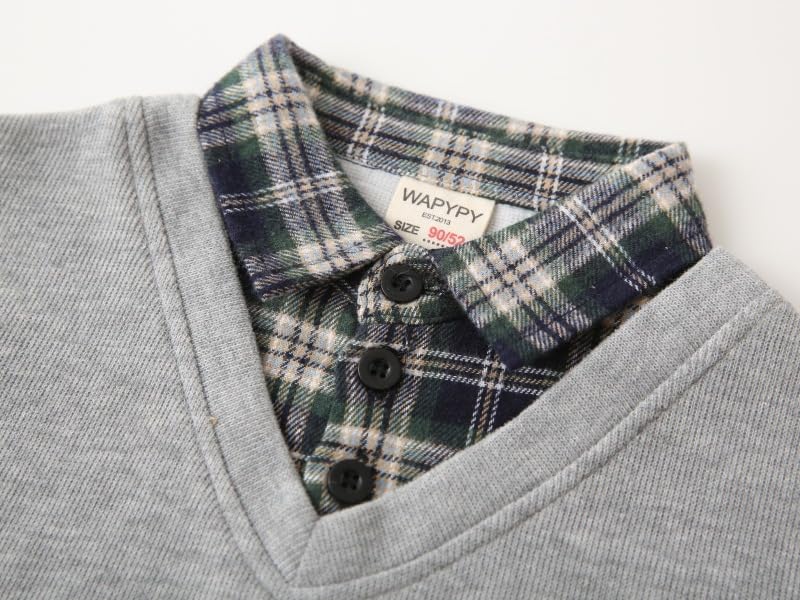Yookoom Boys Cotton Plaid Button Down
