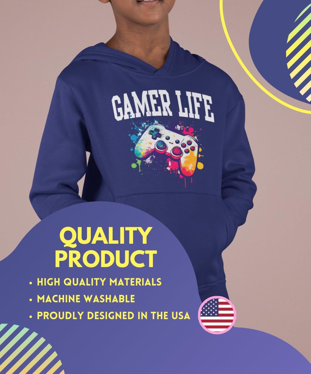 BROOKLYN VERTICAL Boys Video Game Hoodie