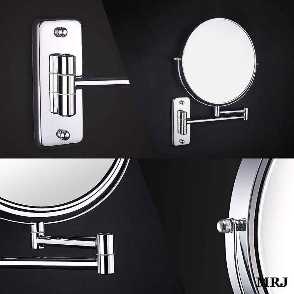 LCARY Wall Mirror 8 360 Swivel Bathroom MakeUp Mirror