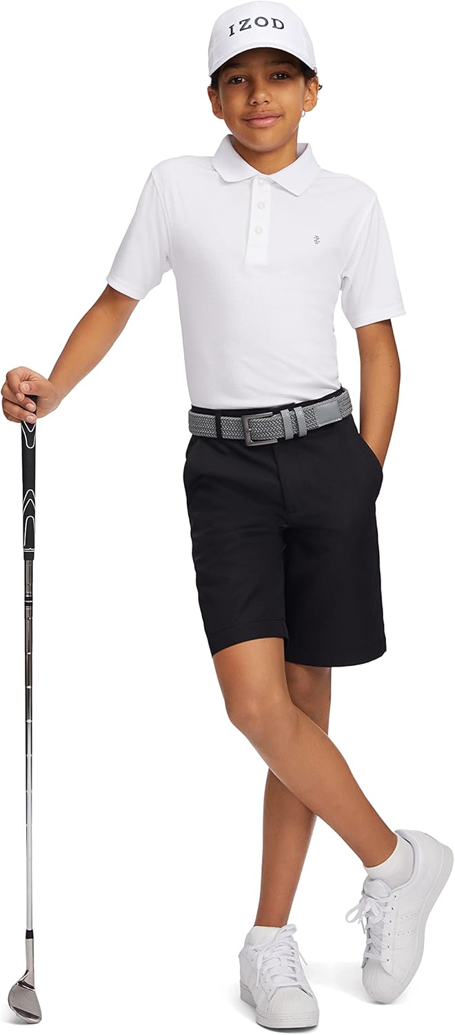 IZOD Boys Performance Golf Swingflex Stretch Shorts