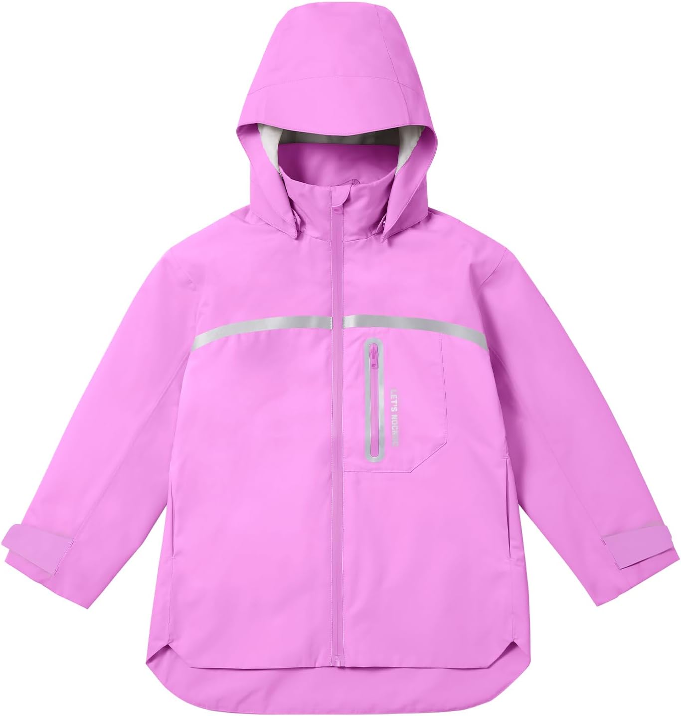 HAPPY NOCNOC Waterproof Kids Rain Jacket