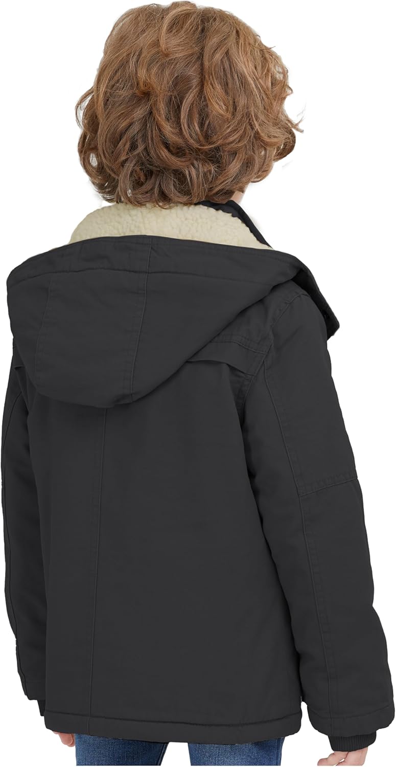 WenVen Boys Winter Thick Cotton Coat