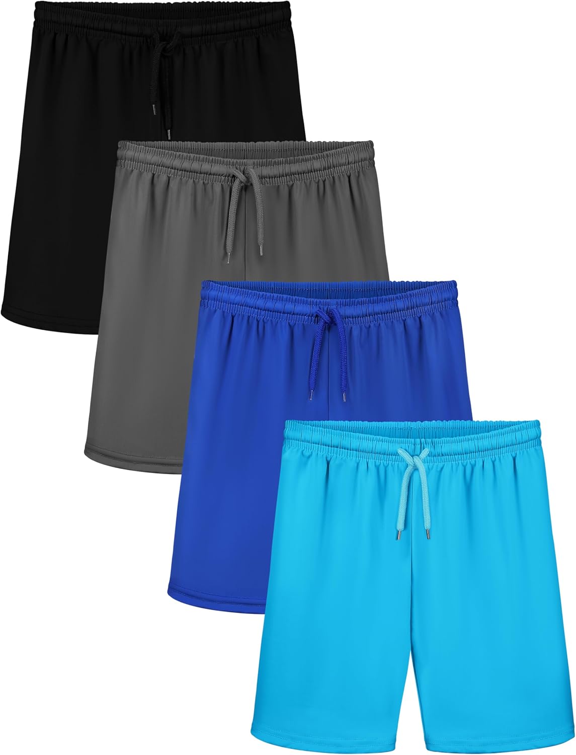 Premium 4-Pack Toddler Boys Basketball Shorts