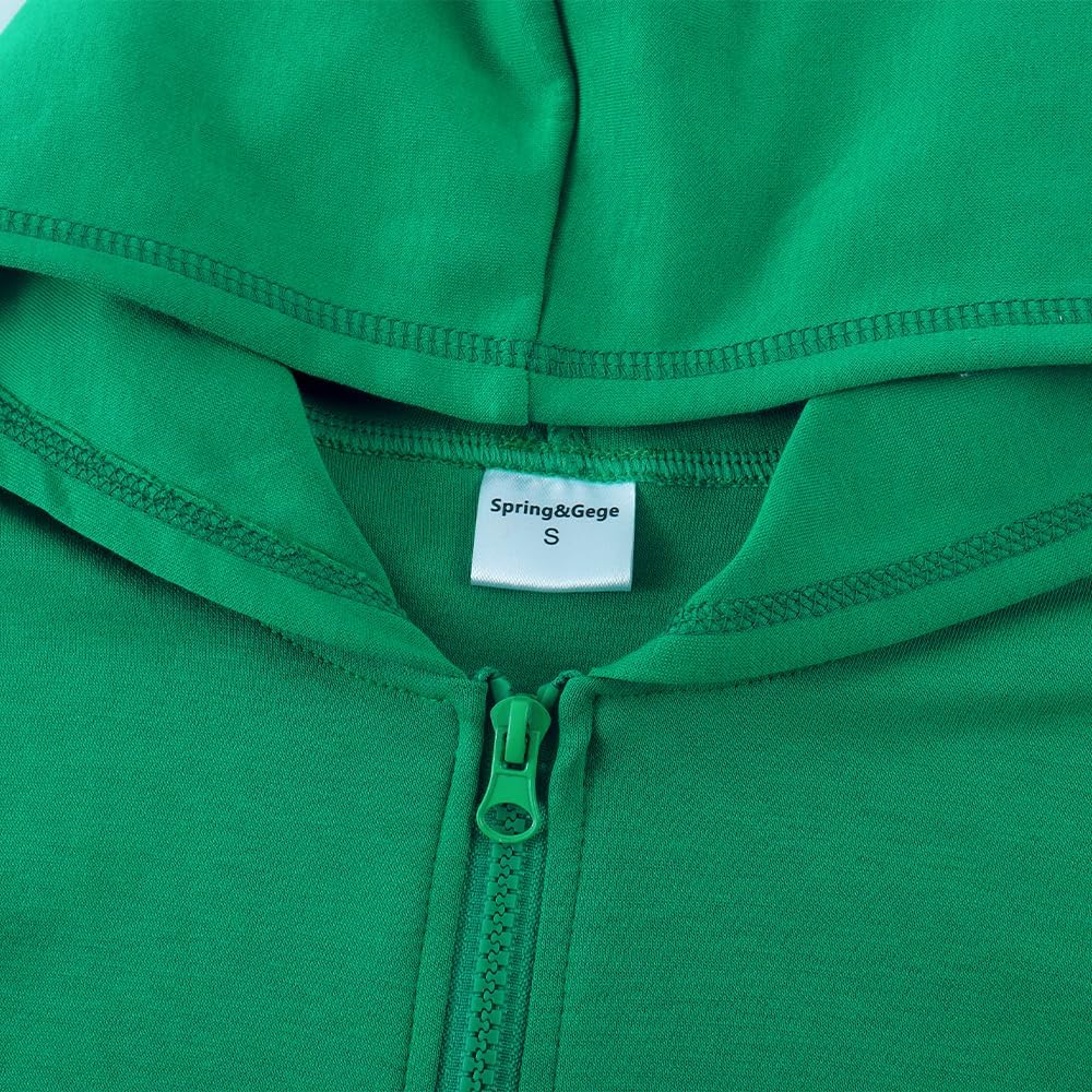 SpringGege Boys Lightweight Full Zip Hoodie