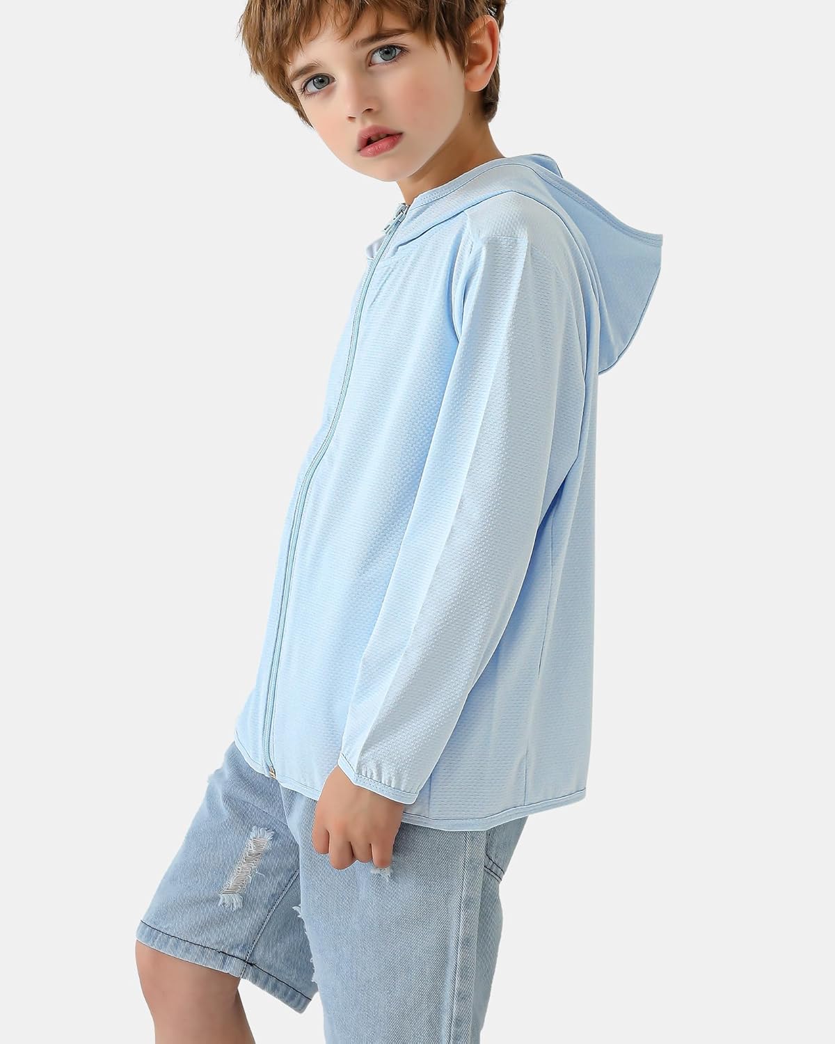 Auranso UPF 50 Sun Protection Hoodie for Kids