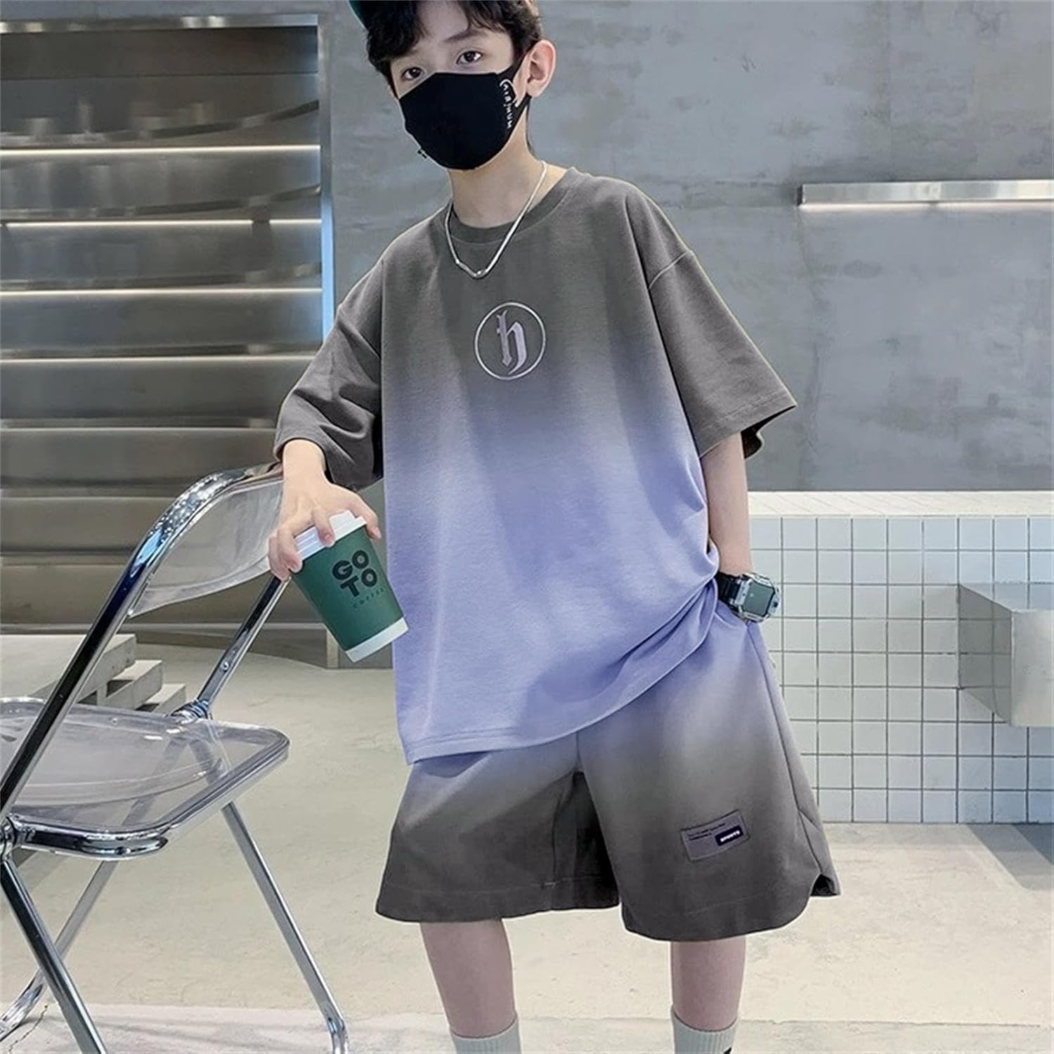 Boys Short Sleeve Summer Suit