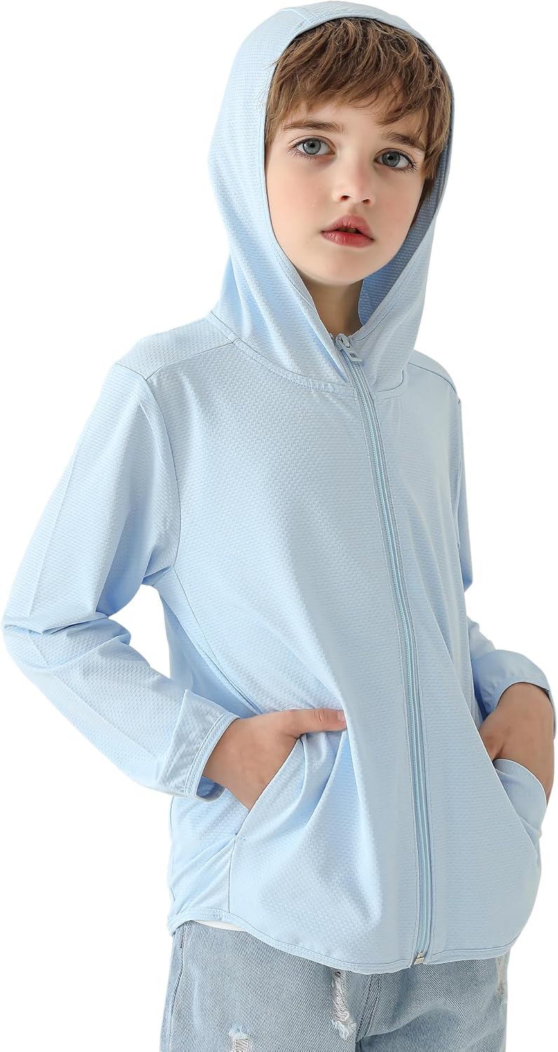 Auranso UPF 50 Sun Protection Hoodie for Kids