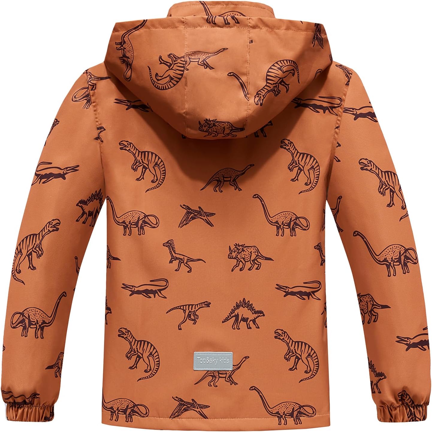 Stay dry look sharp in any weather Boys rain jacket with removable hood