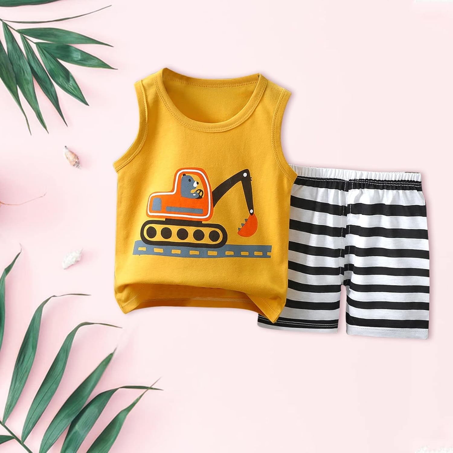 Baby Cartoon Outfit for Boys 18-24 Months